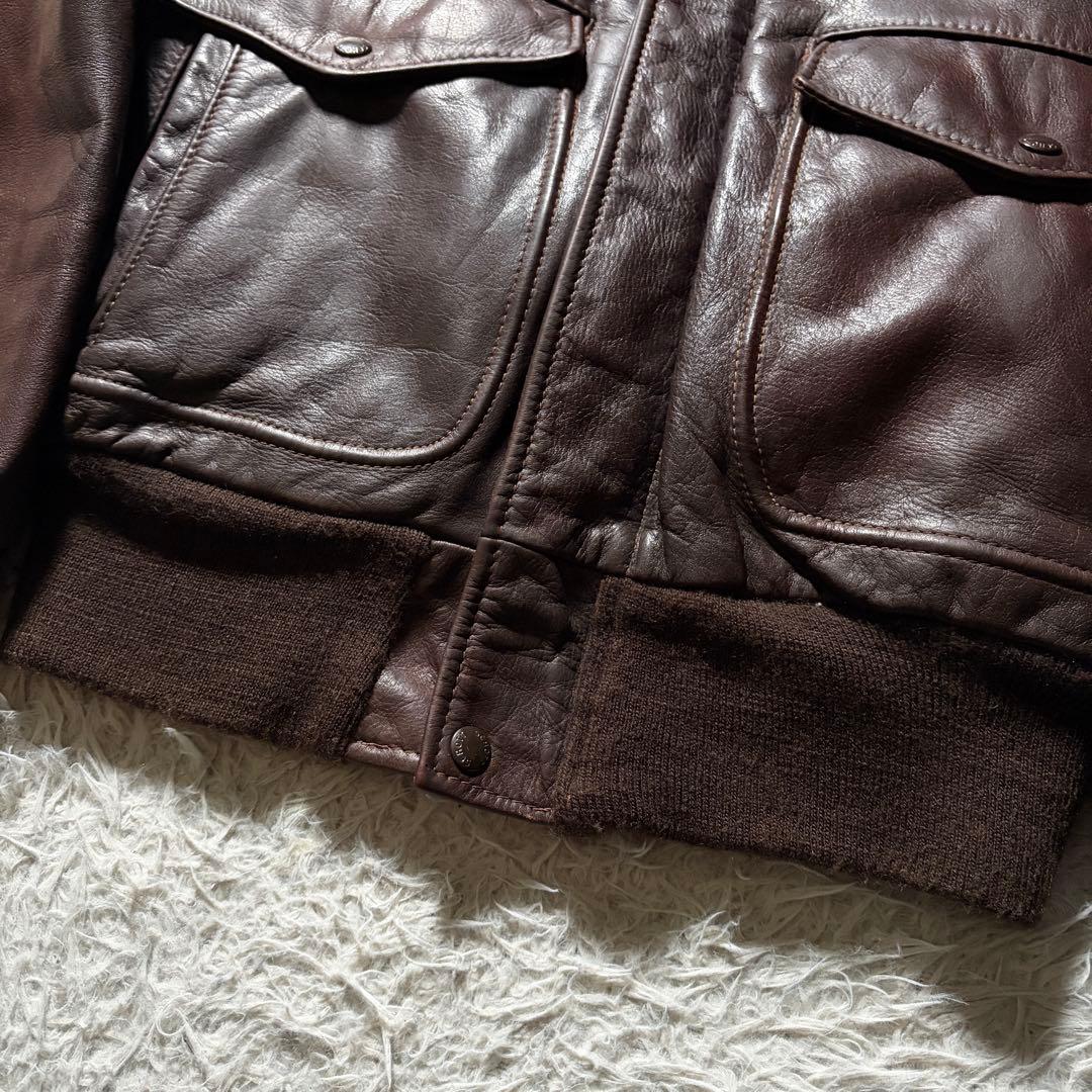 H*o様 美品■schott フライトジャケット　G-1 184SM 本革　US