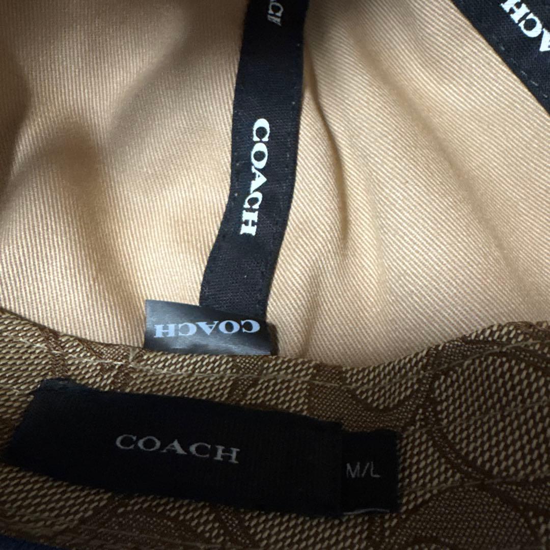 COACH デニムキャップ
