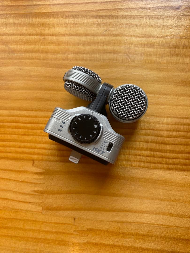 ZOOM iQ7 iphone用マイク 収納袋・ウインドスクリーン付き