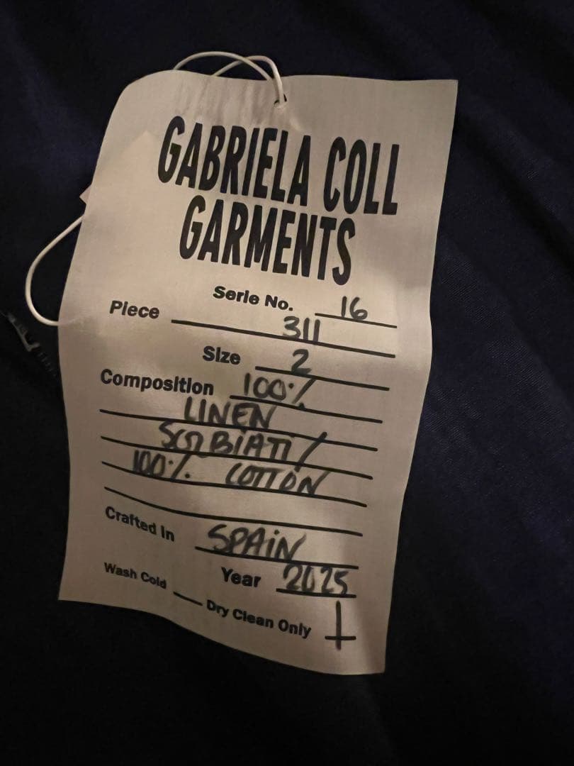 ジャケット・アウター GABRIELA COLL GARMENTS LINEN JACKET
