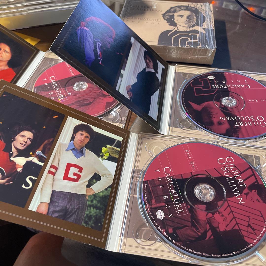 AOR 三枚組boxギルバート・オサリバン/Caricature限定版