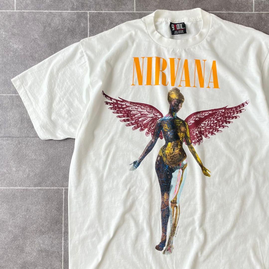 NIRVANA ニルヴァーナ IN UTERO Tシャツ XL 両面プリント