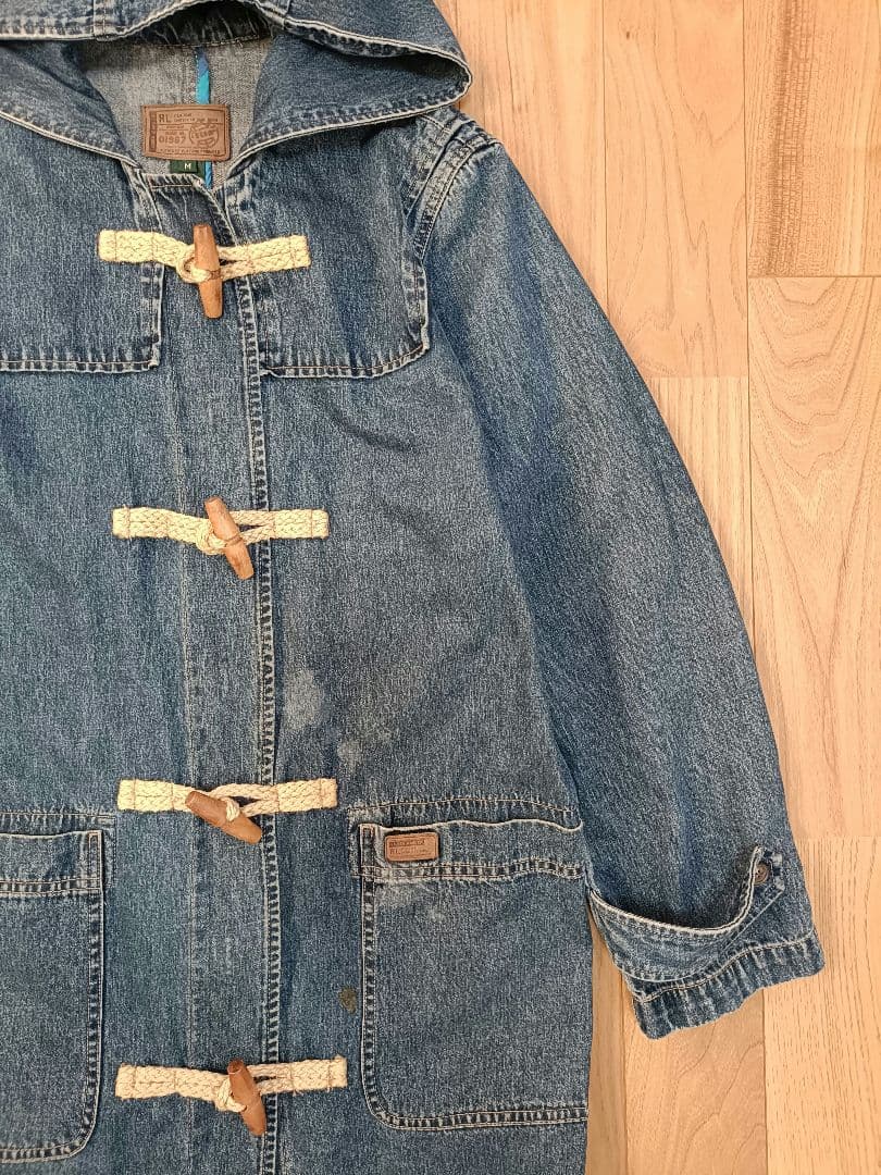 RALPH LAUREN JEANS サイズM デニム　ダッフルコート