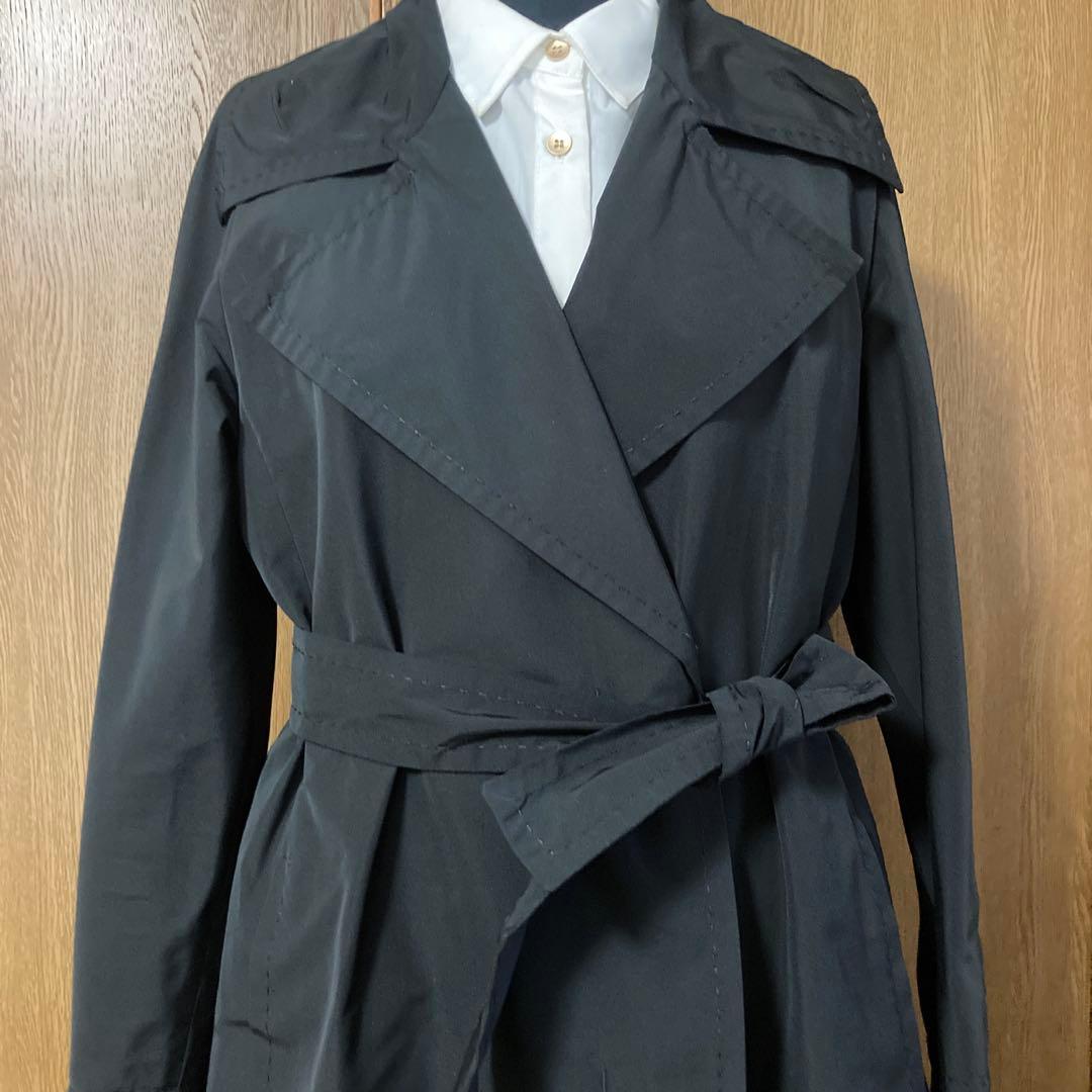 MaxMara ホワイトタグ　スプリングコート(黒)