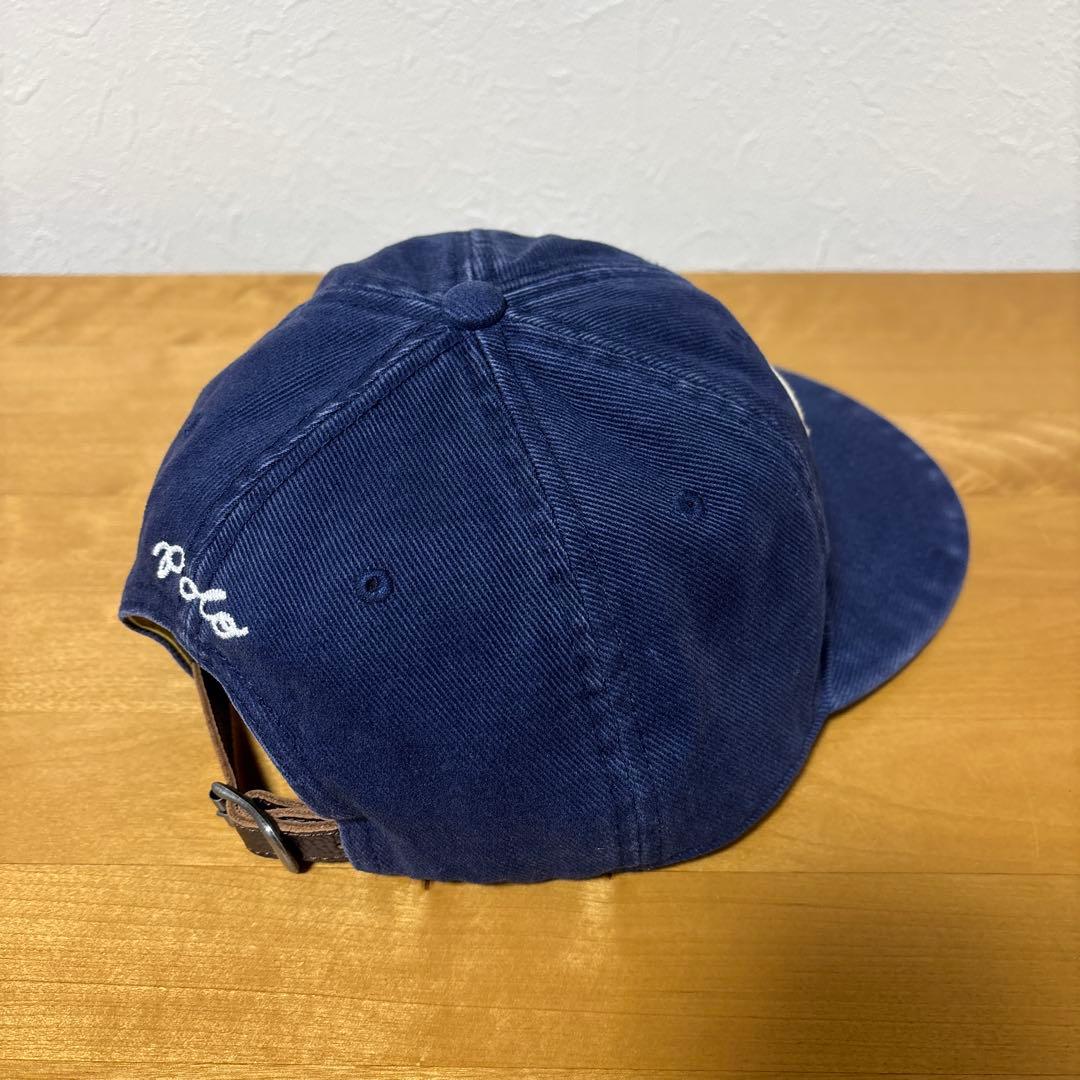 【POLO RALPH LAUREN】アップリケドツイルボールキャップ 美品！