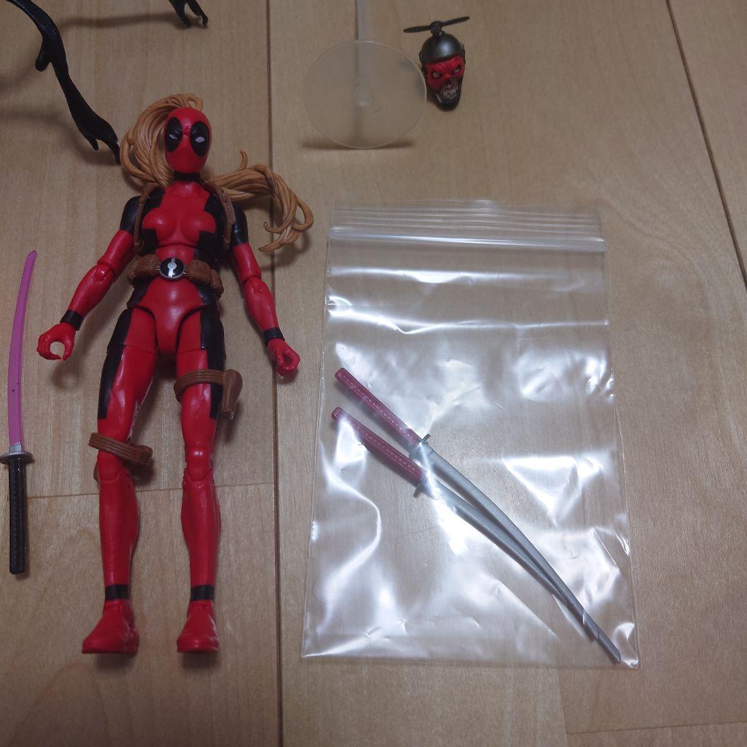 マーベルレジェンド　レディプールとバックインブラックセット