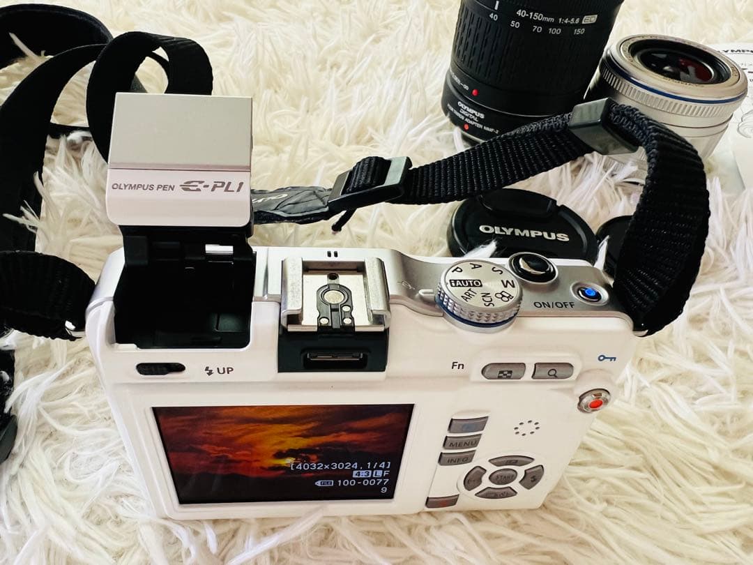 OLYMPUS E-PL1 ダブルズームキット ホワイト付属品完備品