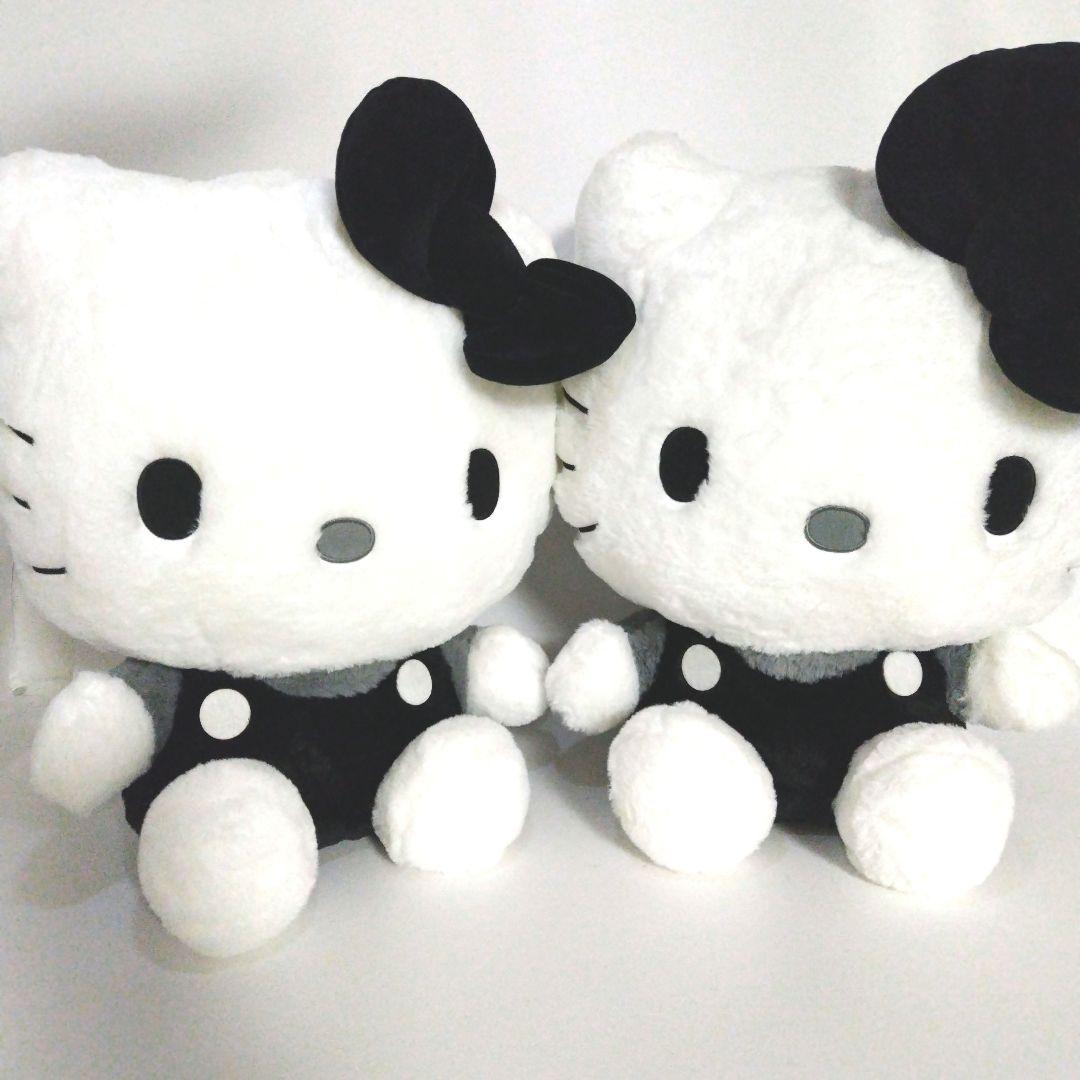 ハローキティ モノクロドールGJ ぬいぐるみ 4体セット まとめ売