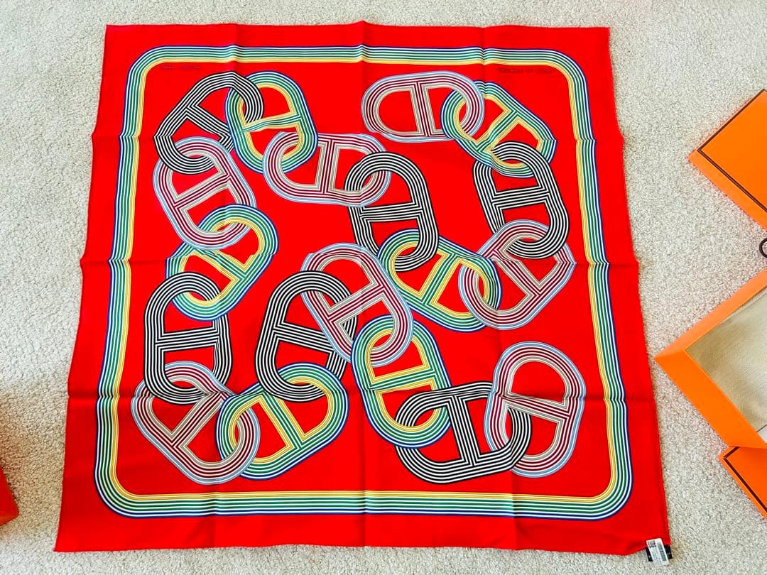 未使用 HERMES 90 スカーフ