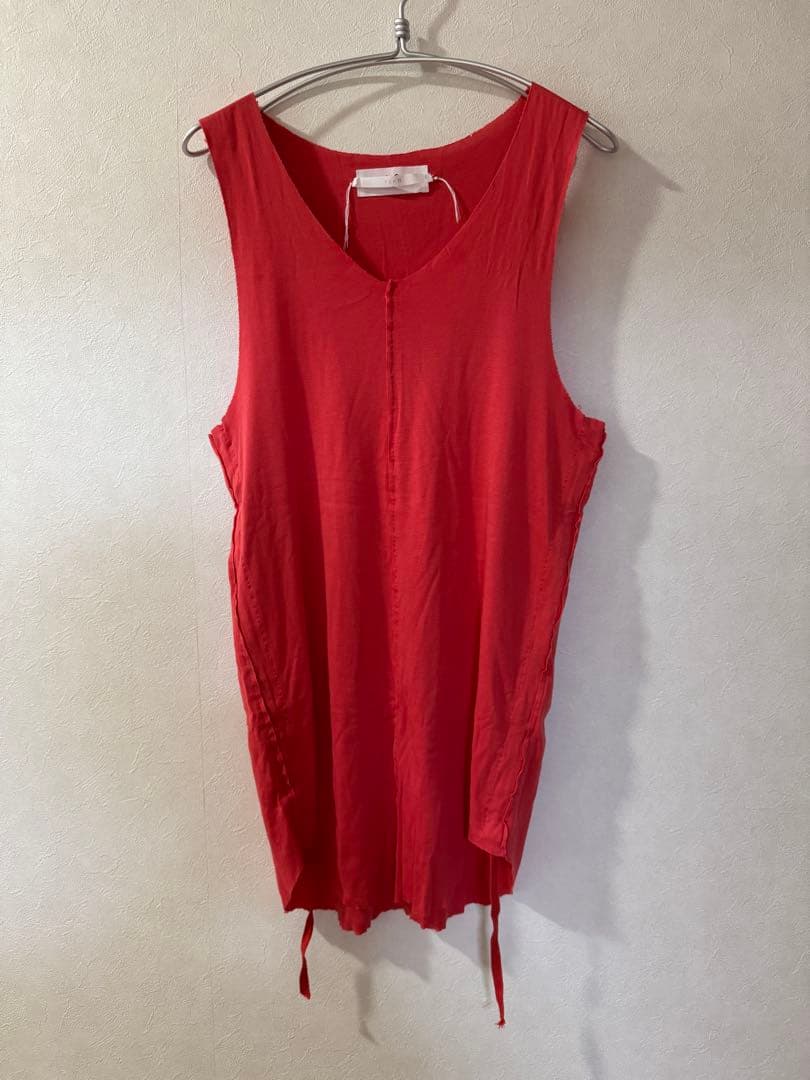 Askyyアスキー/レイヤード タンクトップ レッド サイズフリー RED