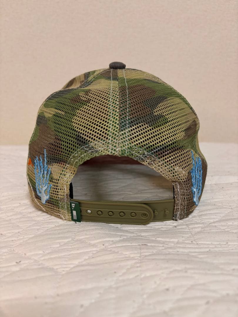 b.Eautiful biyu hat cap カモ メッシュキャップ グレー