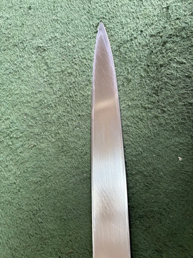 最終値下げ！ 酔心 INOX本焼 刺身包丁30cm 鞘、黒檀ピン付き