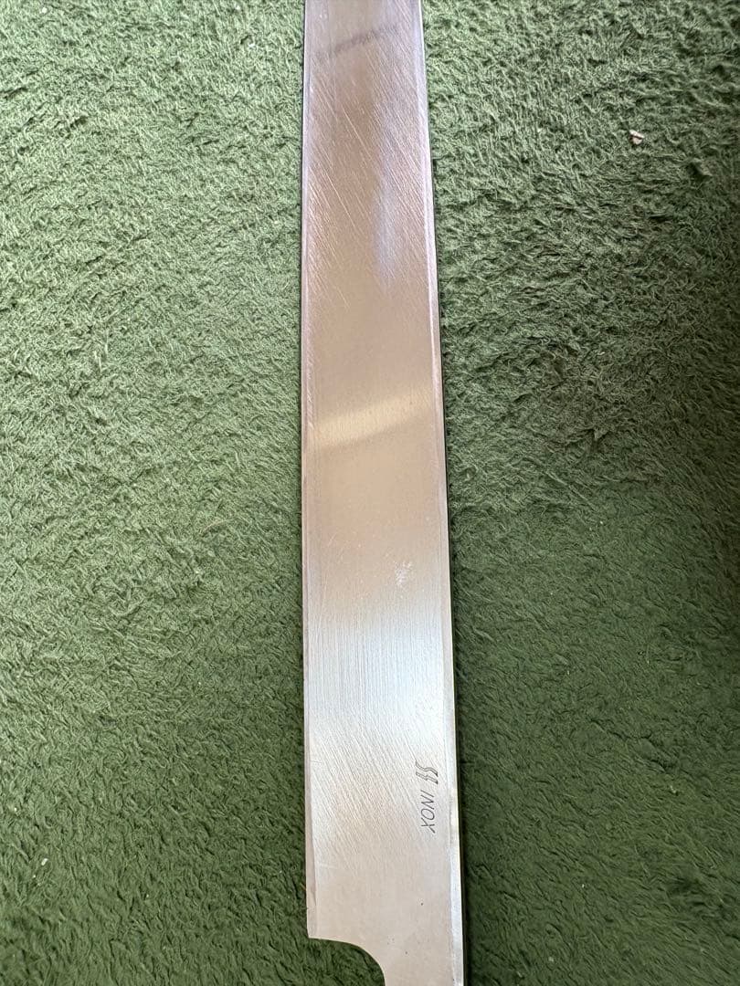 最終値下げ！ 酔心 INOX本焼 刺身包丁30cm 鞘、黒檀ピン付き