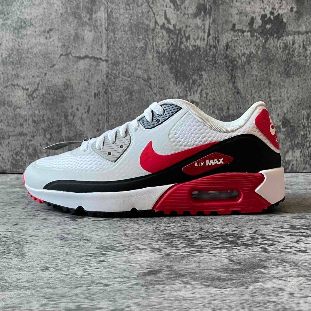 ★NIKE AIR MAX 90 G 赤 23 ナイキ エアマックス ゴルフ