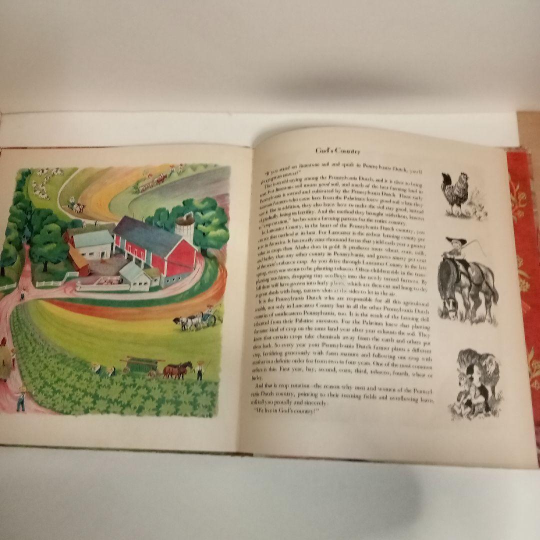 初版　リトグラフ絵本　1943年刊  「ぺンシルベニア．ダッチの物語り　」