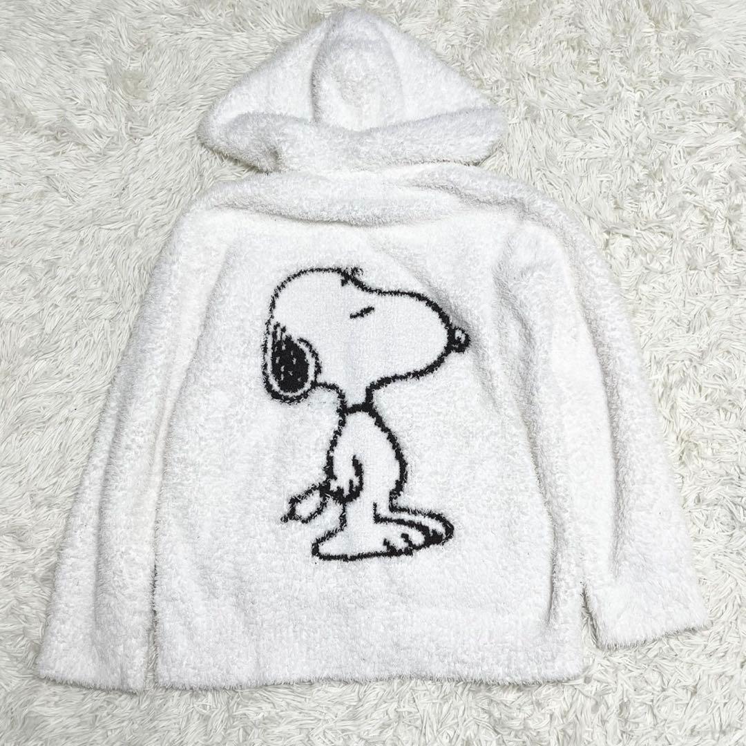 即完売品 ジェラートピケ PEANUTS スヌーピー ジャガードパーカー コラボ