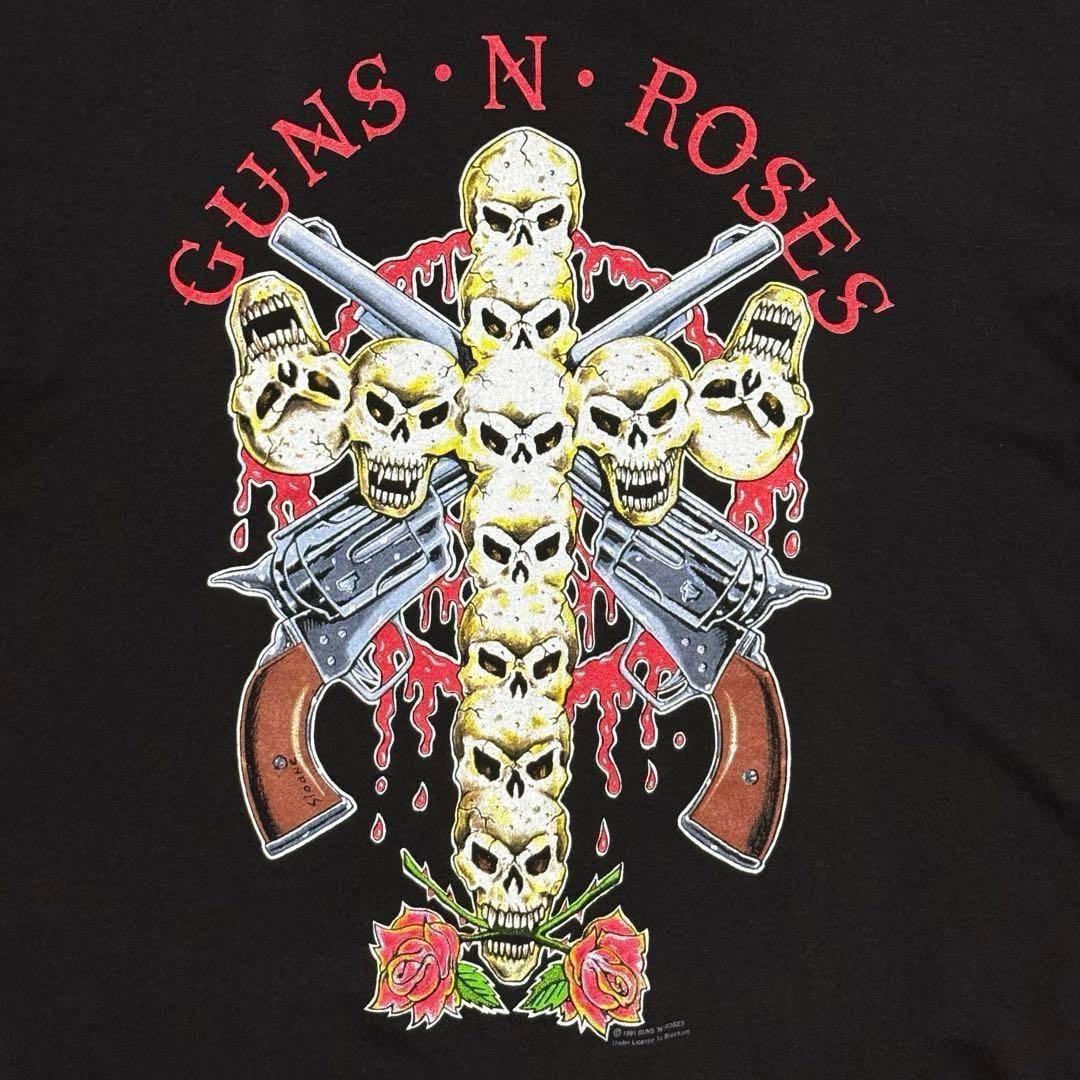 希少 XL 90's Guns N' Roses Tour 1991 Tシャツ