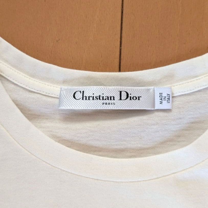 DIOR　Lサイズ 半袖Tシャツ ストライプデザイン