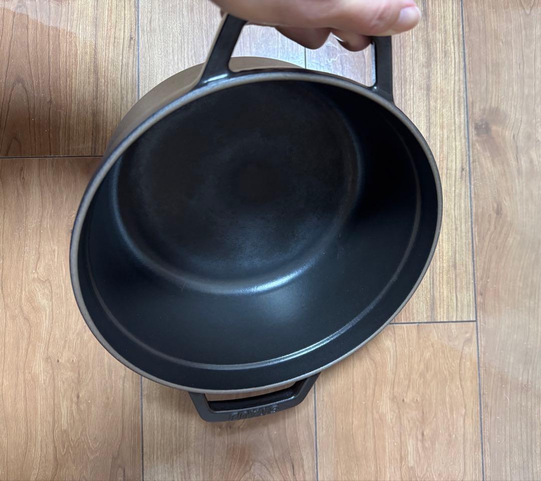 STAUB ストウブ ラ・ココット 22cm ブラック 両手鍋 鋳鉄鍋 フランス