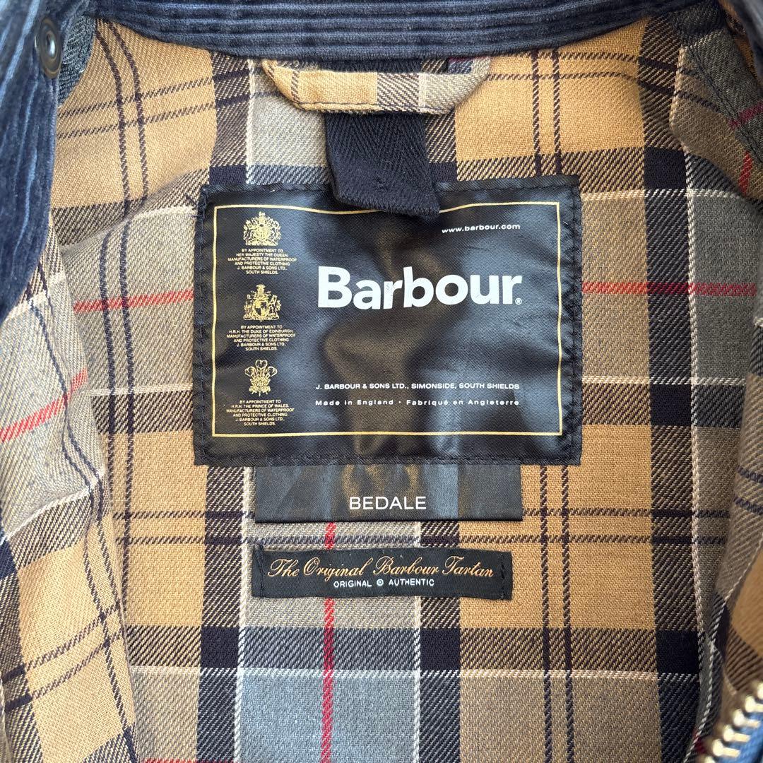 Barbour ビデイル オイルドジャケット ネイビー 38