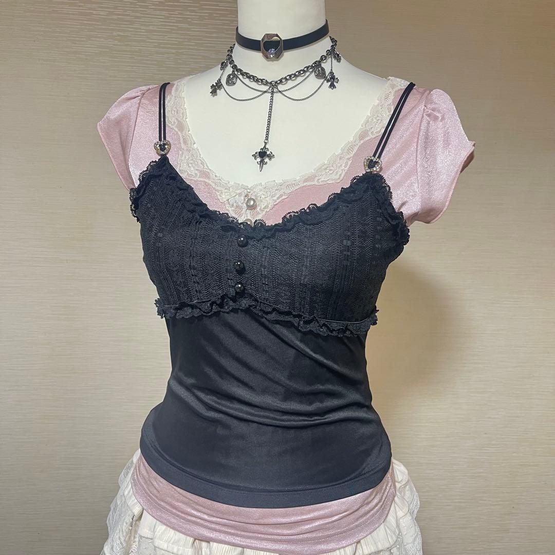 y2k 姬ギャル グランジ coquette 2点セット売り ガーリー 甘ロリ