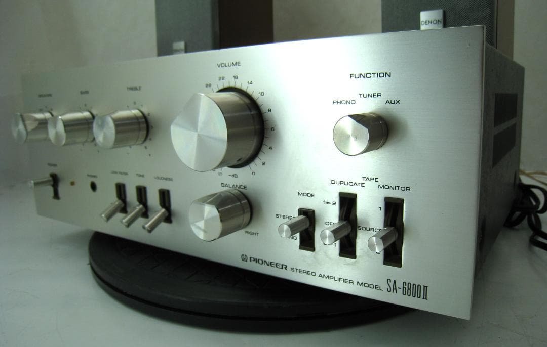 動作品 希少 Pioneer パイオニア ステレオアンプ SA-6800ii
