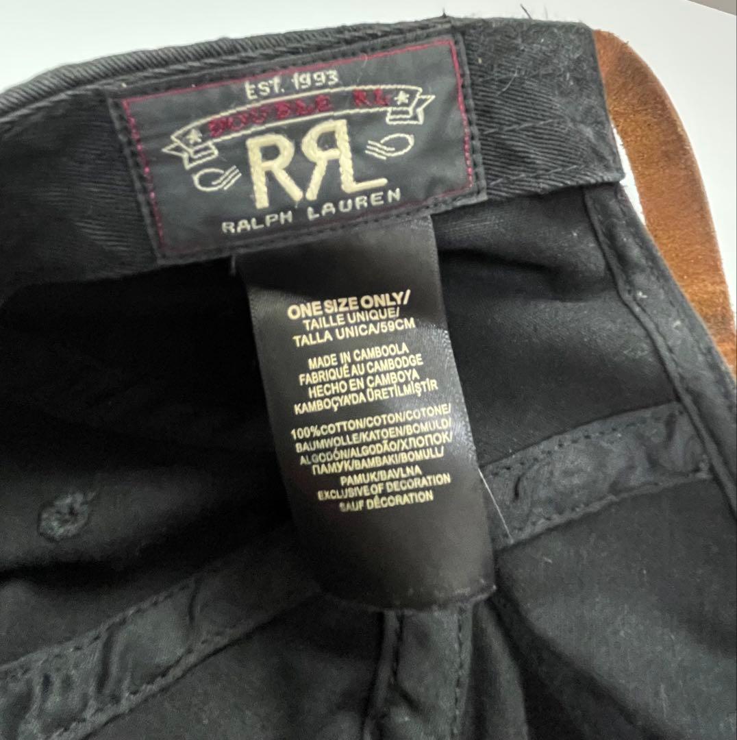 RRL キャップ ブラック