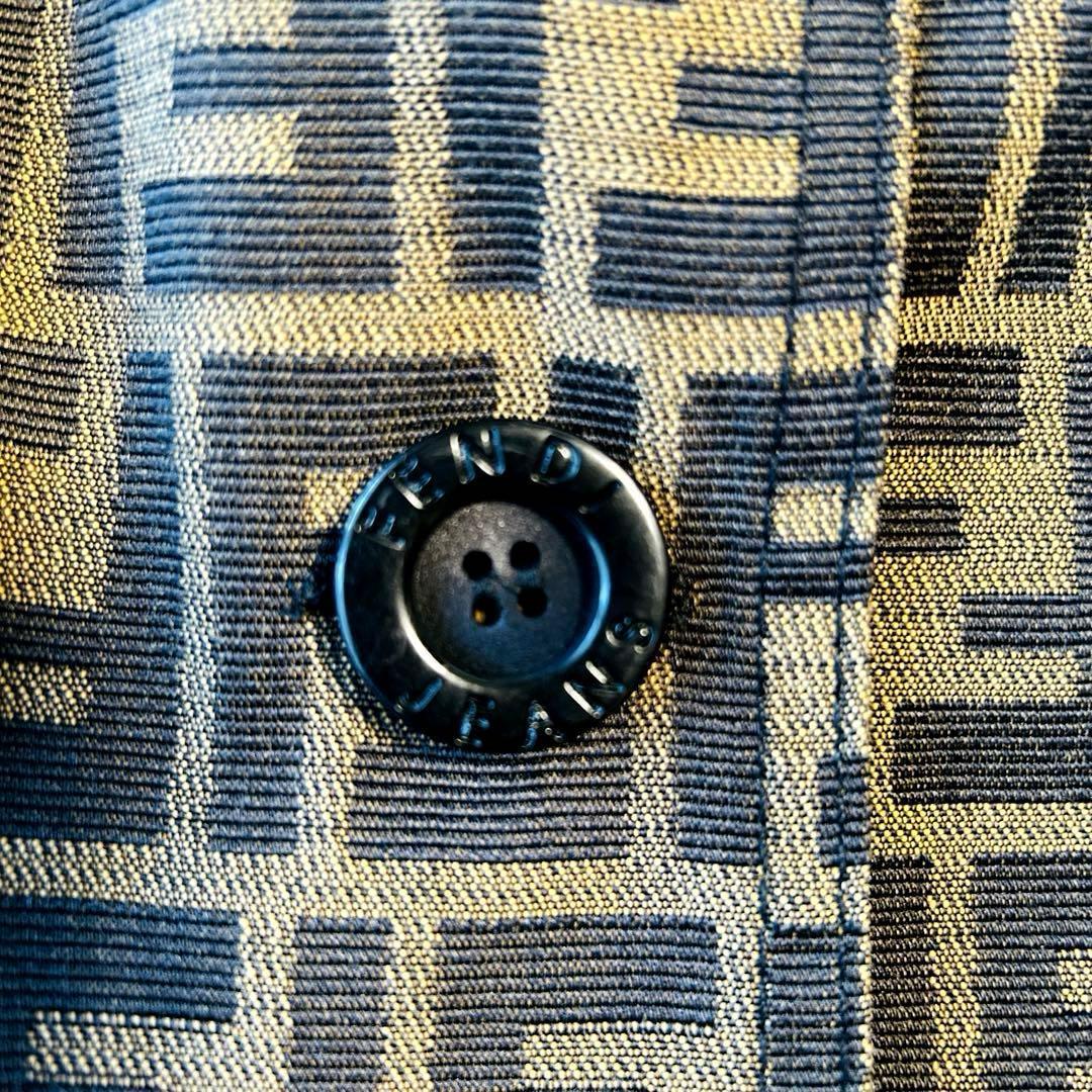 FENDI フェンディ トレンチコート 2way 取り外し可能 ファー ズッカ柄