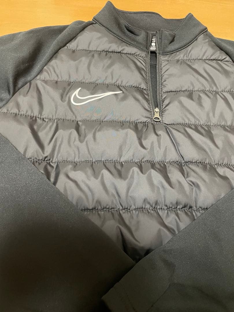 美品 Nike ハーフジップ ジャケット 黒 S ゴルフ