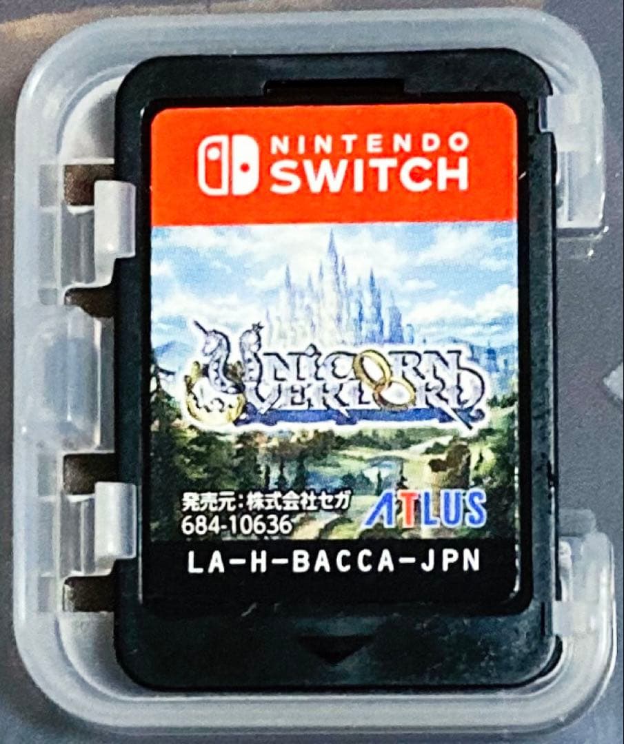 任天堂スイッチソフトユニコーンオーバーロードレディースメンズRPG（動作確認⭕️）