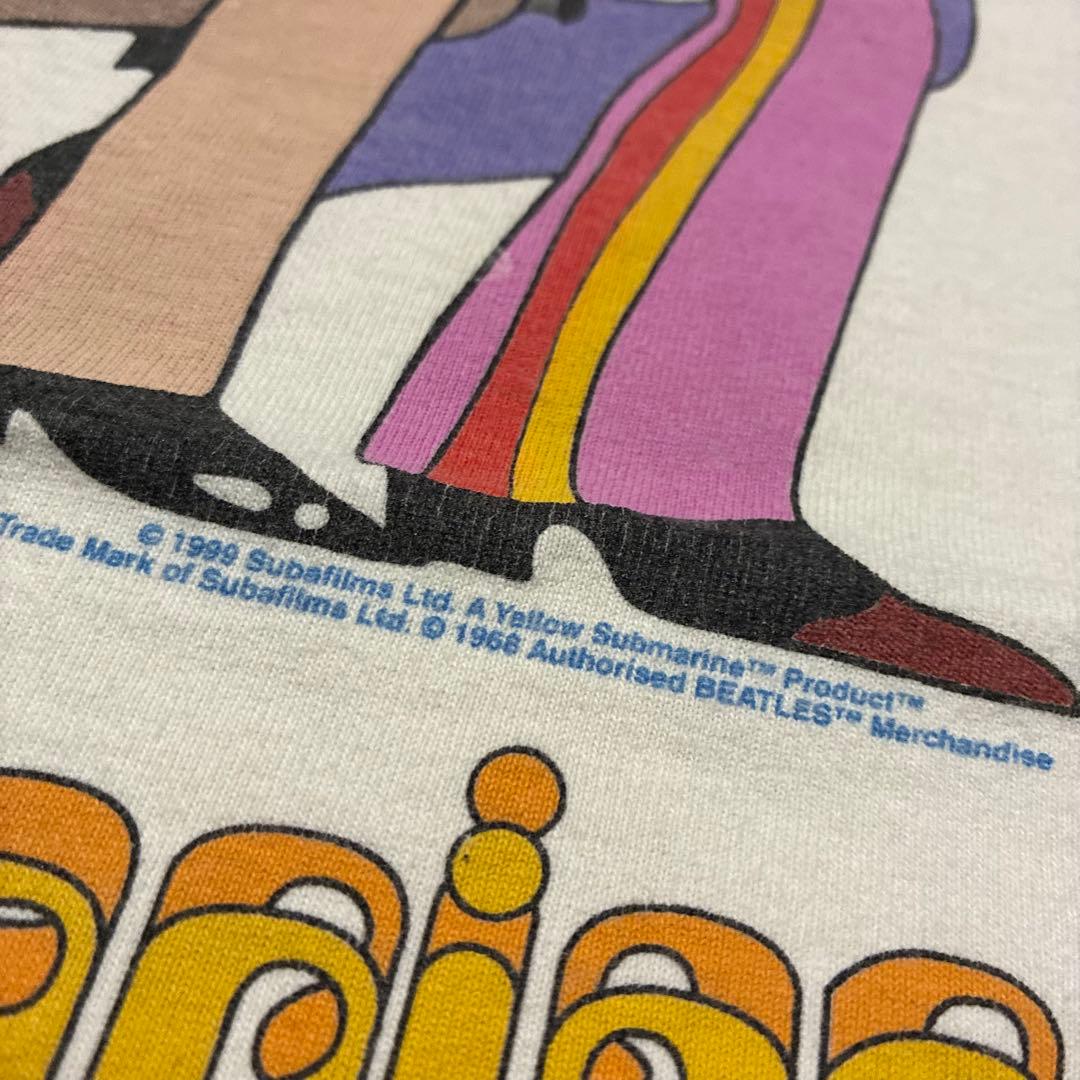 90S THE BEATLES YELLOW SUBMARIN Tシャツ XL