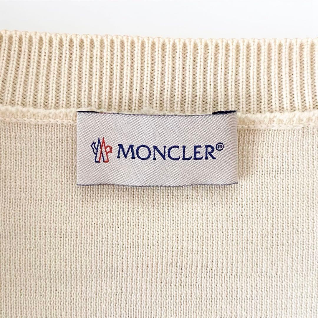 【美品】MONCLER モンクレール ニット ダウン 切り替え カーディガン L