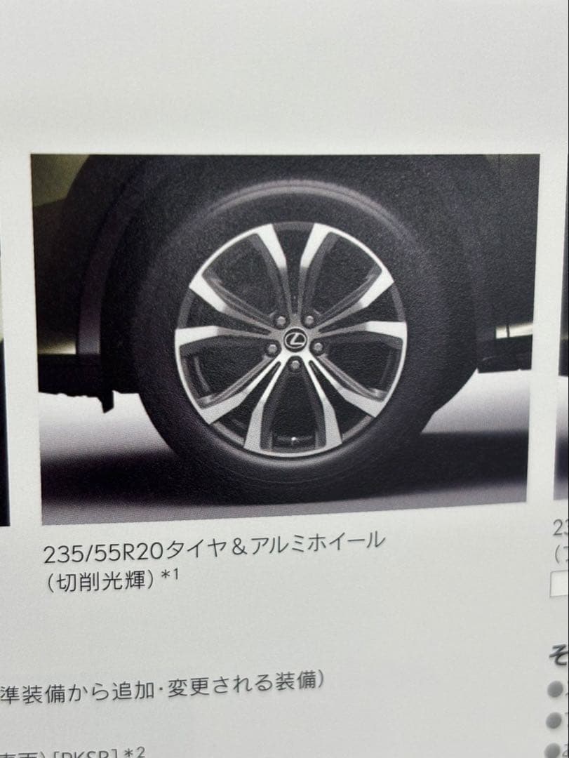 レクサス　純正　RX 20系　スタッドレス　２０インチ　4本セット