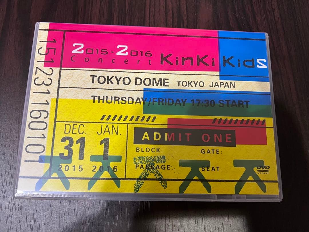 「KinKi Kids/2015-2016 Concert」