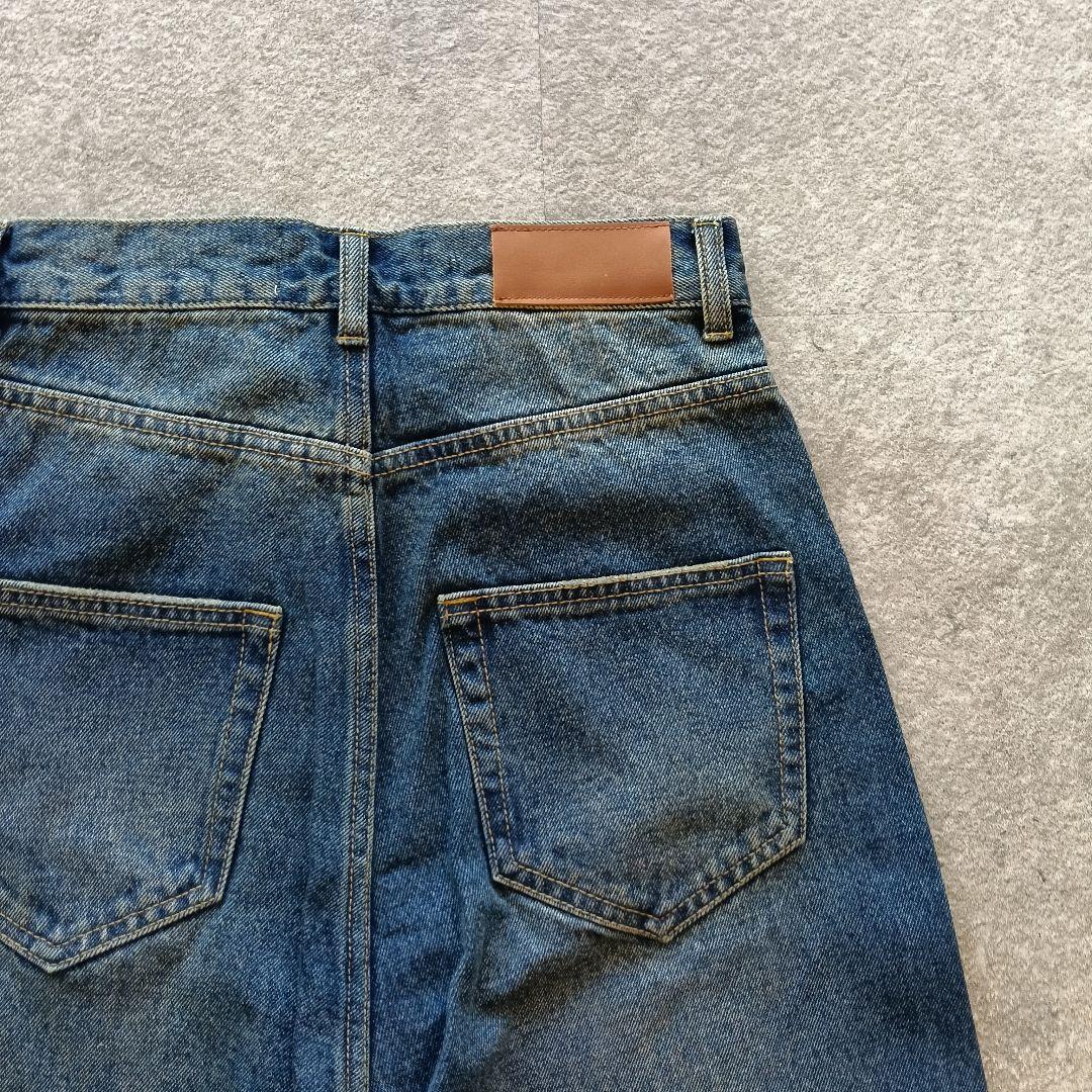 【36】未使用Curentology ＜&RC＞ ワイドルーズデニムパンツ
