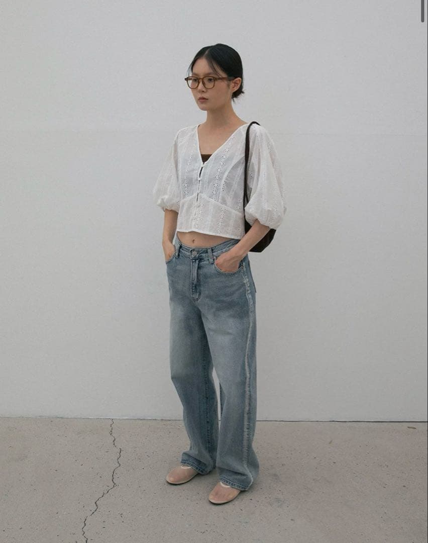 【美品】OHOTORO Brushed Wide Jeans