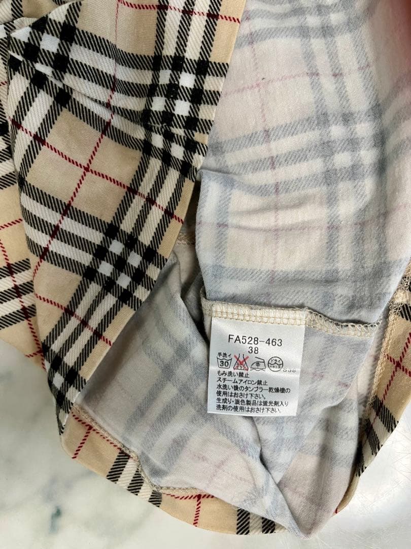 BURBERRY BLUE LABEL ノバチェック キャミソール 38 M