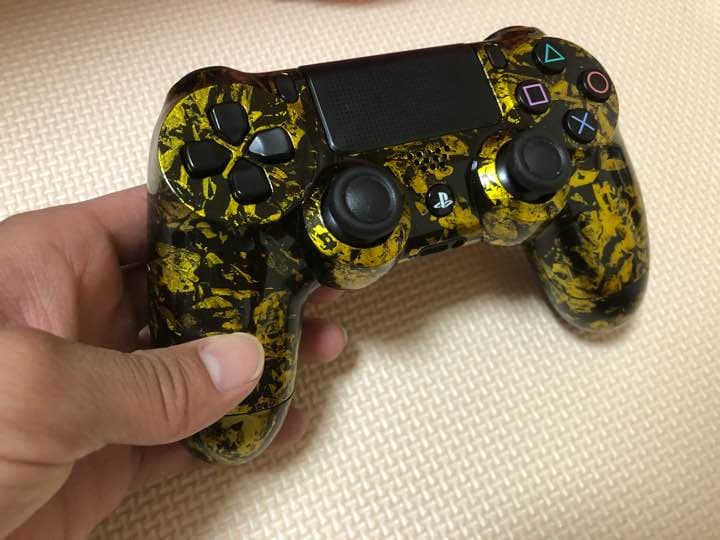 ps4 コントローラー ゴールドラップペイント