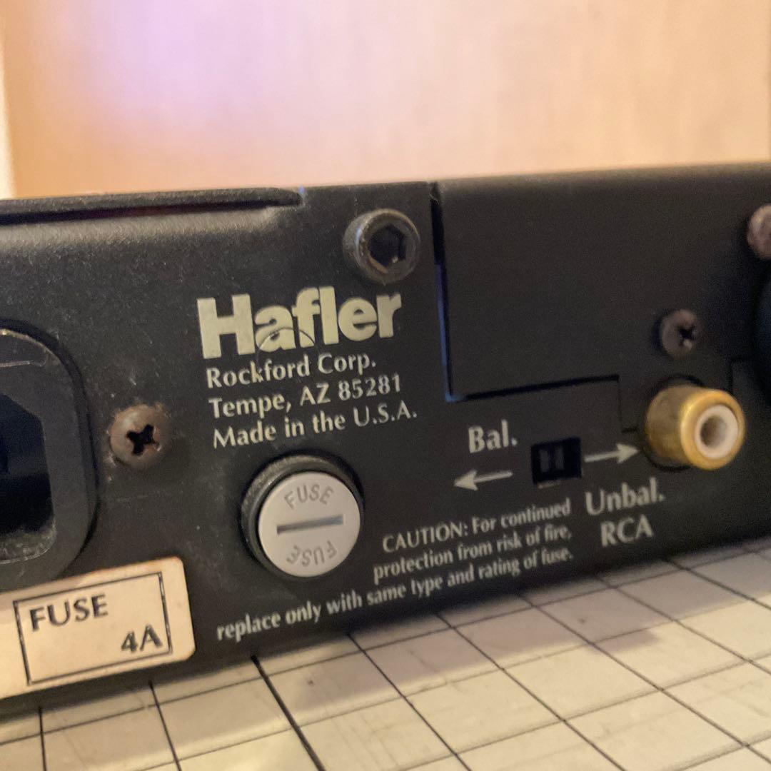 Hafler製 P1000 パワーアンプ　基本動作確認OK　各コントロールOK