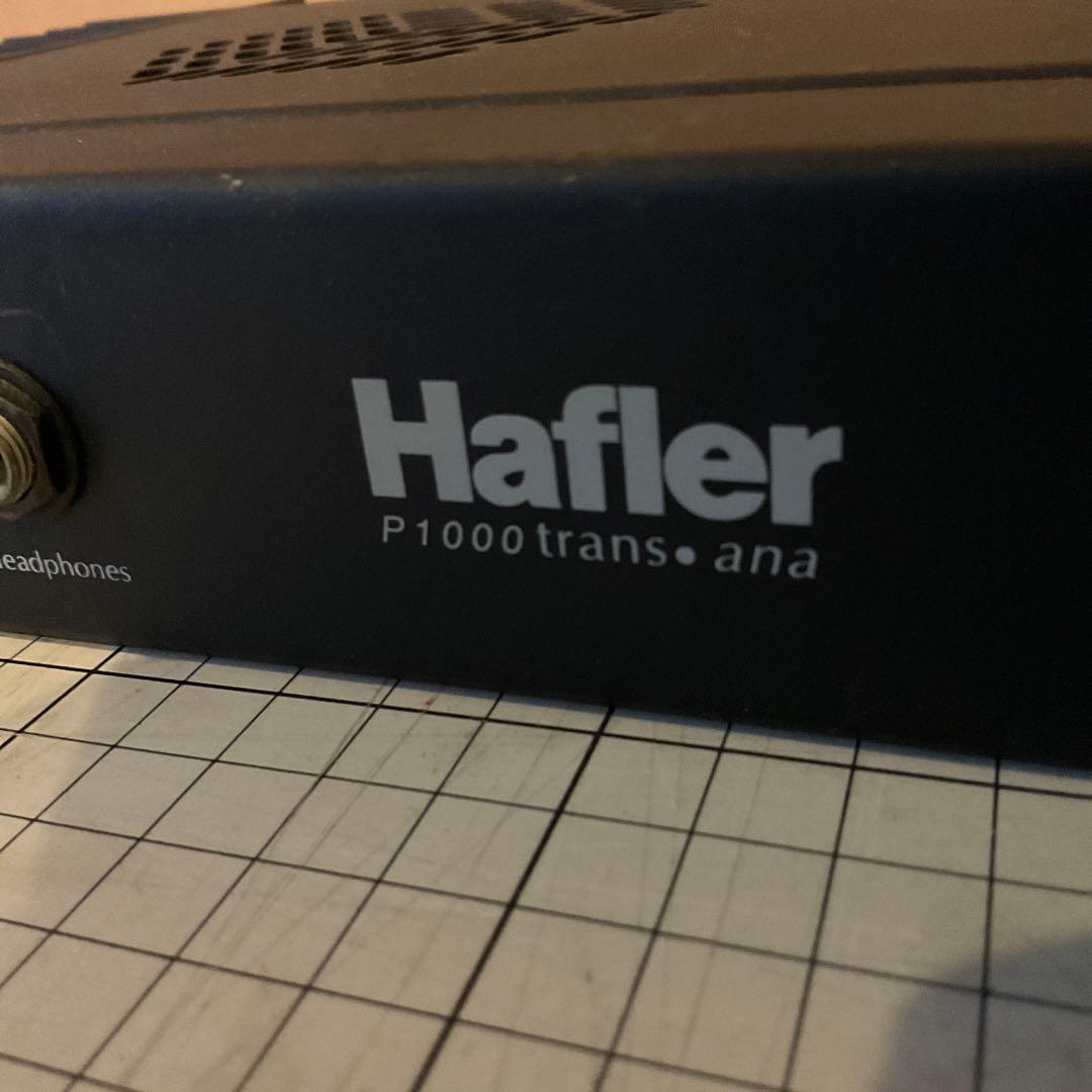 Hafler製 P1000 パワーアンプ　基本動作確認OK　各コントロールOK