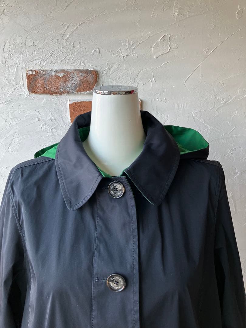 MACKINTOSH PHILOSOPHY ステンカラーリバーシブルコート①