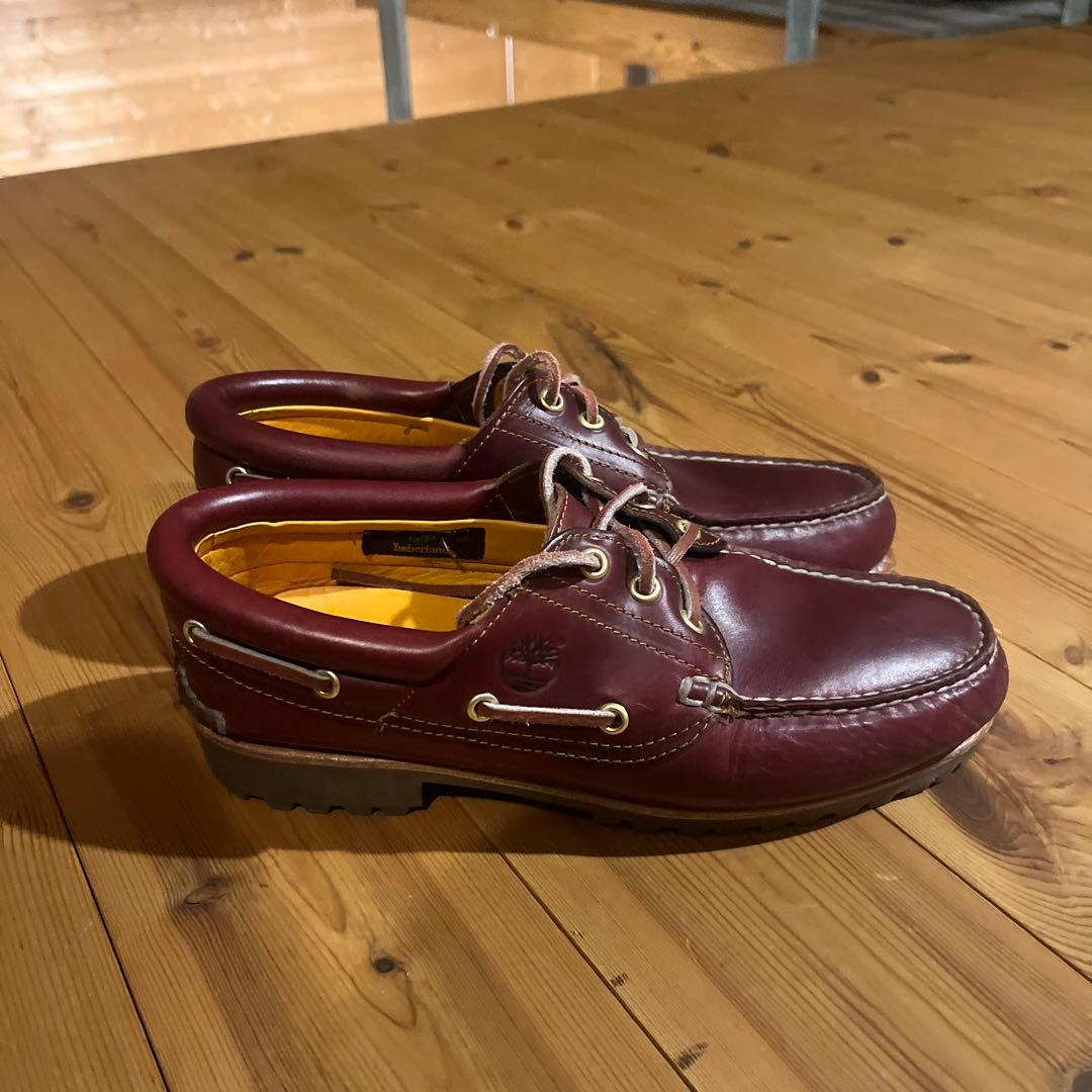 Timberland 3eye クラシック　バーガンディ 26センチ