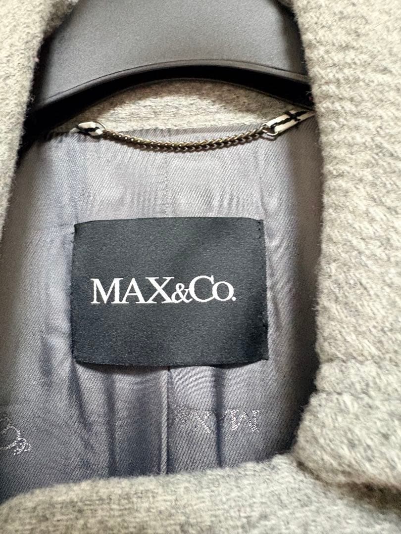 最終価格★【極美品】Max&co グレー　ウールコート　サイズ40