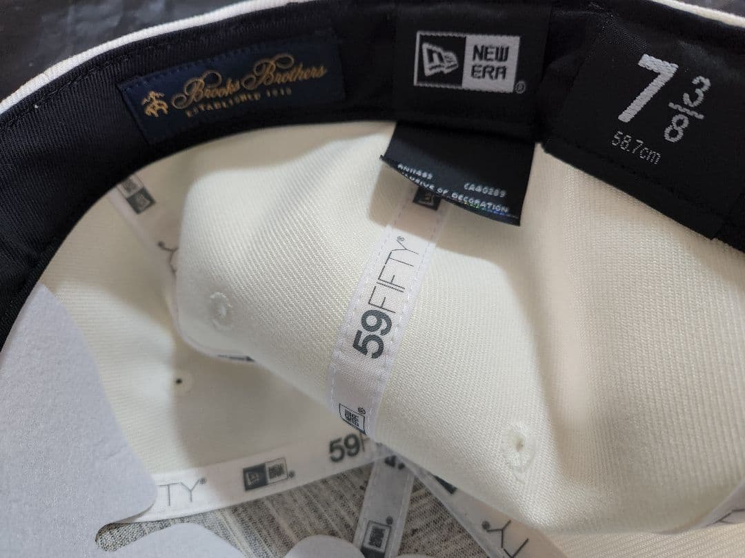 帽子 7 3/8 New Era Brooks Brothers 59FIFTY
