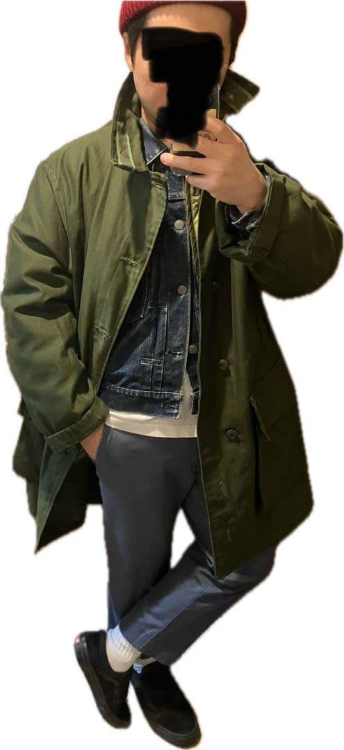 s*u様 実物 スウェーデン軍 M59 フィールドコート モッズパーカ ビンテー