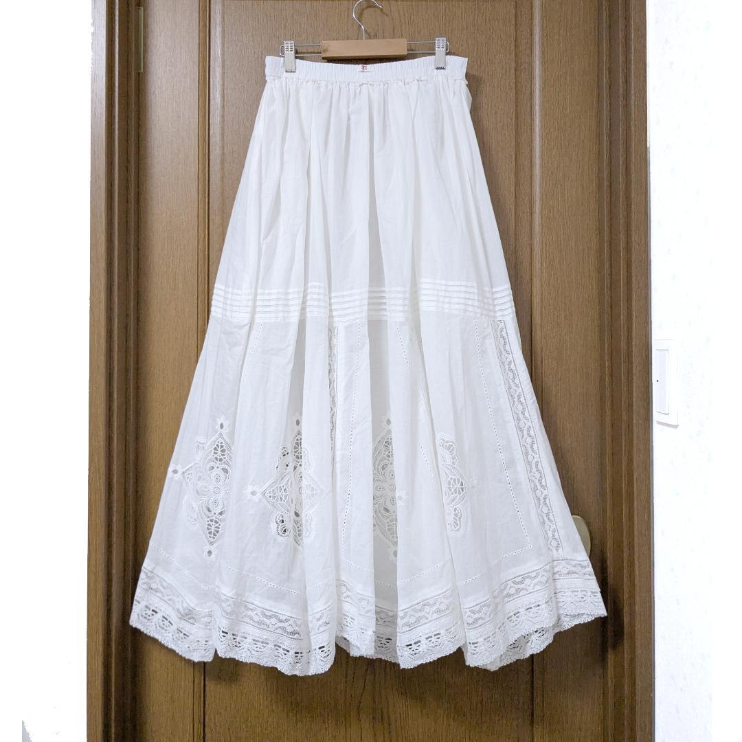 新品 25AW 今季新作 IENA コットンレーススカート