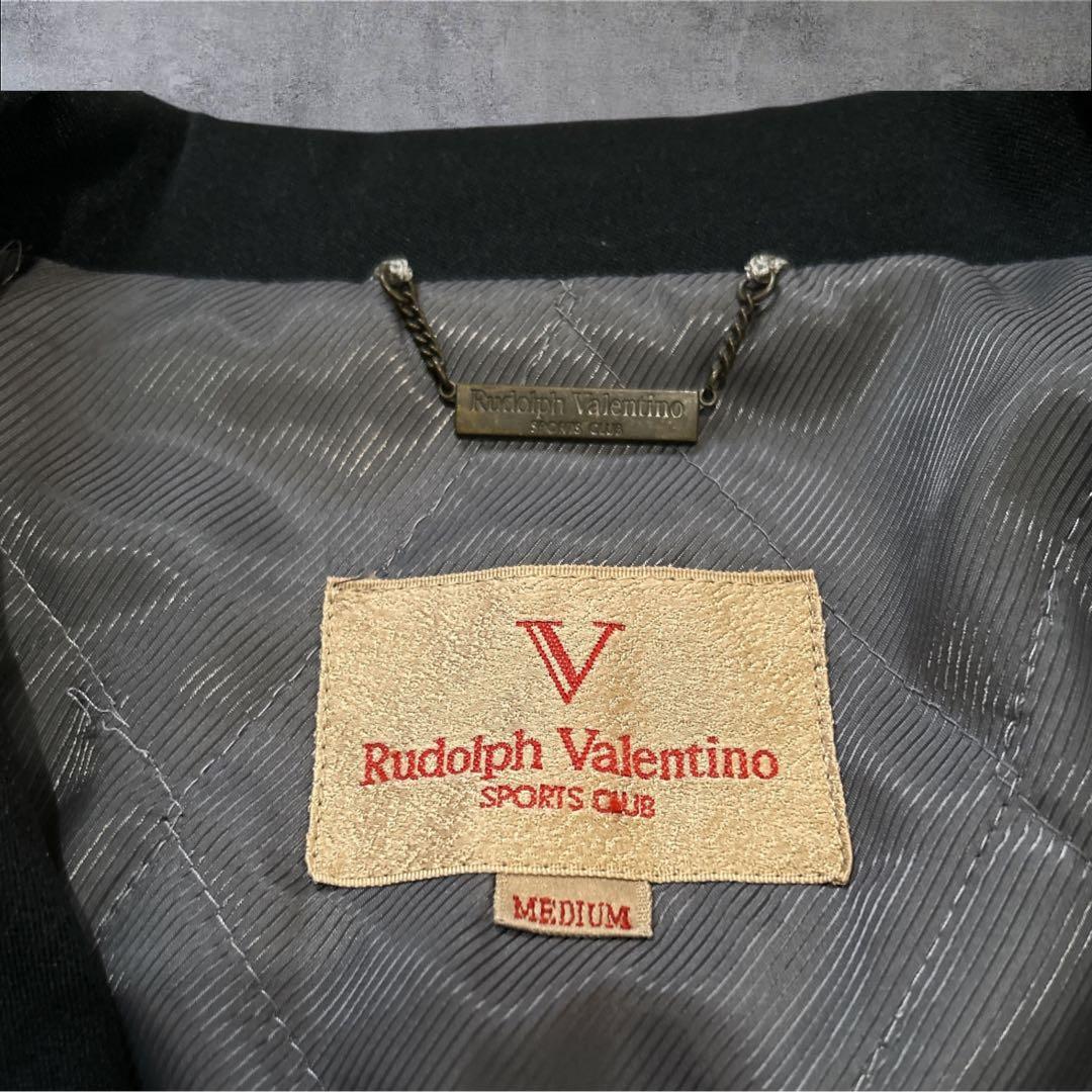 ヴィンテージ ゴシック Y2K ブルゾン　ボンバー風 変形ダブル 刺繍 黒　中綿