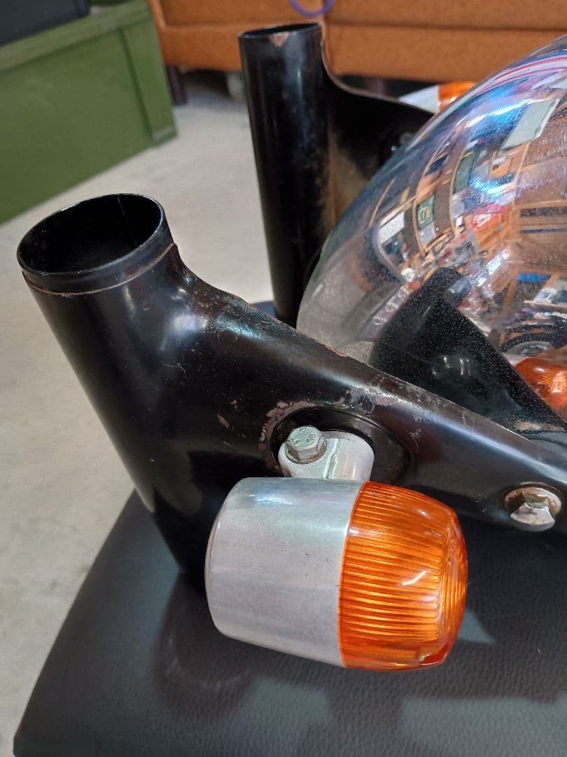 カワサキ　w650 フロントヘッド　ステー　ウィンカー　おまけウィンカー付