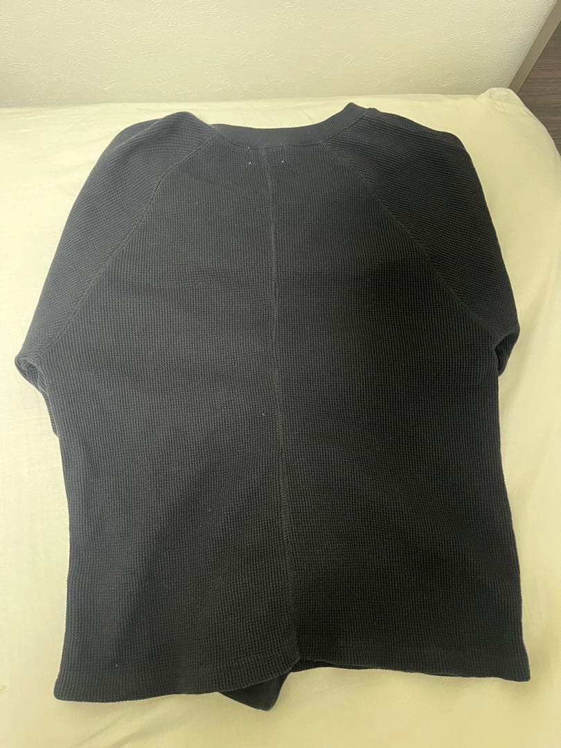 完売品　ANDER HUNK ブラック ヘンリーネック Tシャツ