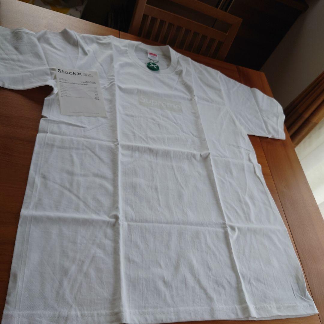 SupremeTonal Box Logo ホワイト Tシャツ Lサイズ